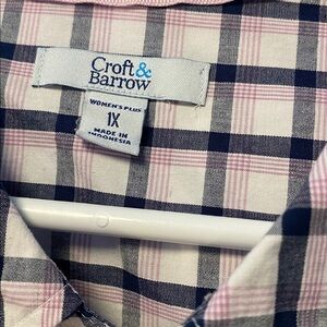 Croft & Barrow 1x Cotton Preloved